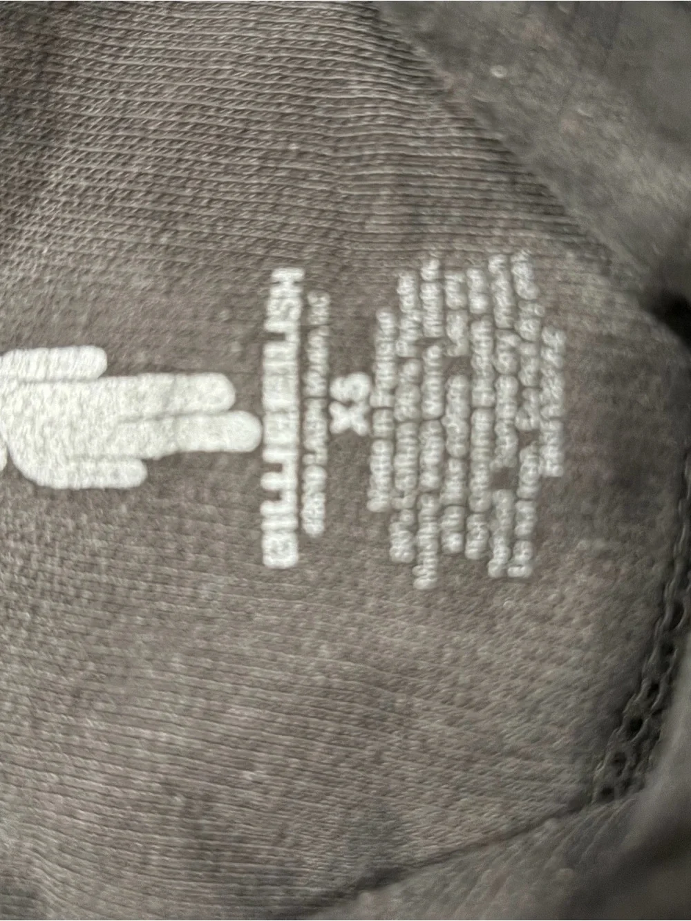 Black Hooded Pullover with Small White Figure Graphic